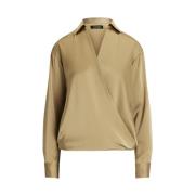 Ralph Lauren Blouse Beige, Dam