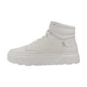 Timberland Hög Topp Laurel Court Sneakers White, Dam