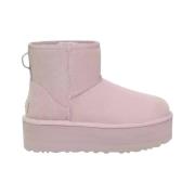 UGG Rosa Classic Mini Platform Snö Stövlar Pink, Dam