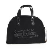 VON Dutch Svart Jewel Bowling Handväska Black, Dam