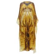 Alexander McQueen Silke klnningar Yellow, Dam