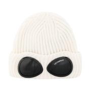 C.p. Company Beanie Goggle Hats Beige, Herr