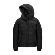 Canada Goose Svart Huva Jacka Abbott Black, Dam