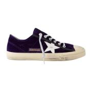 Golden Goose Lila sneakers med vit stjärna Purple, Herr