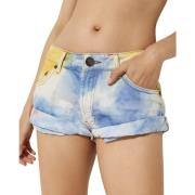 One Teaspoon Tie Dye Bandits Shorts Blue, Dam