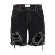 One Teaspoon Svarta Stevies Shorts Black, Dam