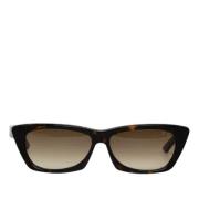 Gucci Vintage Pre-owned Plast solglasgon Black, Dam