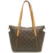 Louis Vuitton Vintage Pre-owned Canvas axelremsvskor Brown, Dam