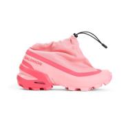 MM6 Maison Margiela Flamingo Pink Cross Low Sneakers Pink, Dam