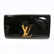 Louis Vuitton Vintage Pre-owned Laeder kuvertvskor Black, Dam