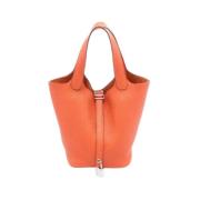 Hermès Vintage Pre-owned Laeder handvskor Orange, Dam