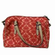 Coach Pre-owned Pre-owned Canvas axelremsvskor Red, Dam