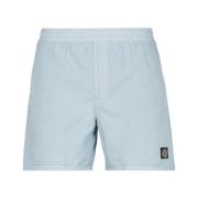 Stone Island Kompass Logo Badshorts 'Himmelblå' Blue, Herr