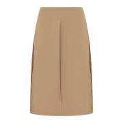 Tory Burch Midi Skirts Beige, Dam