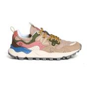 Flower Mountain Beige Sneakers för Kvinnor Multicolor, Dam