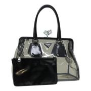 Prada Vintage Pre-owned Tyg prada-vskor Gray, Dam