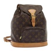 Louis Vuitton Vintage Pre-owned Canvas axelremsvskor Brown, Dam