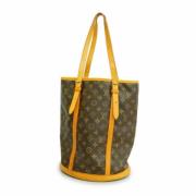 Louis Vuitton Vintage Pre-owned Tyg totevskor Brown, Dam