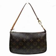 Louis Vuitton Vintage Pre-owned Canvas handvskor Brown, Dam