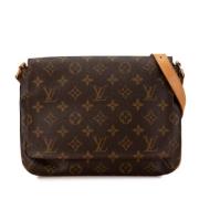 Louis Vuitton Vintage Pre-owned Canvas louis-vuitton-vskor Brown, Dam