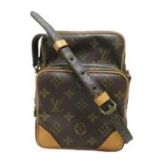 Louis Vuitton Vintage Pre-owned Canvas crossbodyvskor Brown, Dam