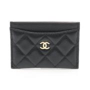 Chanel Vintage Pre-owned Laeder plnbcker Black, Dam