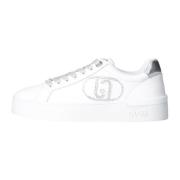 Liu Jo Hög Topp Dam Sneakers Syntetisk White, Dam