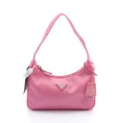 Prada Vintage Pre-owned Nylon prada-vskor Pink, Dam