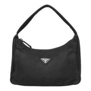 Prada Vintage Pre-owned Nylon prada-vskor Black, Dam