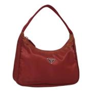 Prada Vintage Pre-owned Laeder handvskor Red, Dam