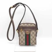 Gucci Vintage Pre-owned Canvas crossbodyvskor Beige, Dam