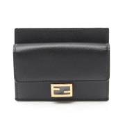 Fendi Vintage Pre-owned Laeder plnbcker Black, Dam