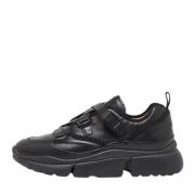 Chloé Pre-owned Pre-owned Laeder sneakers Black, Dam