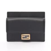 Fendi Vintage Pre-owned Laeder plnbcker Black, Dam