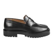 Maison Margiela Stiliga Moccasin Skor för Män Black, Herr