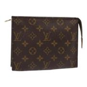 Louis Vuitton Vintage Pre-owned Canvas necessrer Brown, Dam