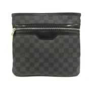 Louis Vuitton Vintage Pre-owned Canvas axelremsvskor Black, Herr