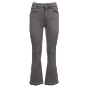 Jacob Cohën Crop Victoria Jeans med Logo Gray, Dam