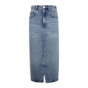 Isabel Marant Midi Kjol Blue, Dam