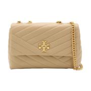 Tory Burch Quiltad Kira Axelväska Beige, Dam