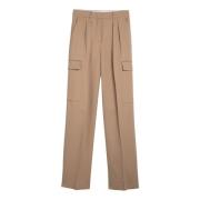 Sportmax Reguljära byxor Beige, Dam