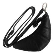 Lemaire Svart Crossbody Croissant Myntväska Black, Herr