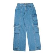 Gestuz Cargo Pant i Zoygz Stil Blue, Dam