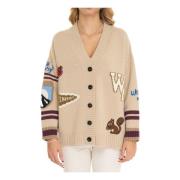 Max Mara Weekend Stilig Cardigan för Helgutflykter Beige, Dam