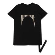 Rick Owens Svart/Mjölk T-shirt Level T Black, Herr