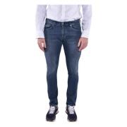 Dondup Skinny Fit Låg Midja Denim Jeans Blue, Herr