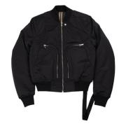 Rick Owens Bauhaus Flight Bomberjacka Black, Herr