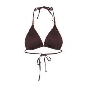 Max Mara Brun Triangel Bikini Topp Brown, Dam