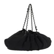 Chanel Vintage Pre-owned Bomull totevskor Black, Dam