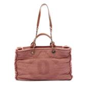 Chanel Vintage Pre-owned Canvas chanel-vskor Pink, Dam